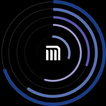 A ring-like pie chart with each ring representing Midjourney's model version breakdown, starting from the most inner ring to the most outer ring with Model 4, Model 5, Model 5.1, Model 5.2, Model 6